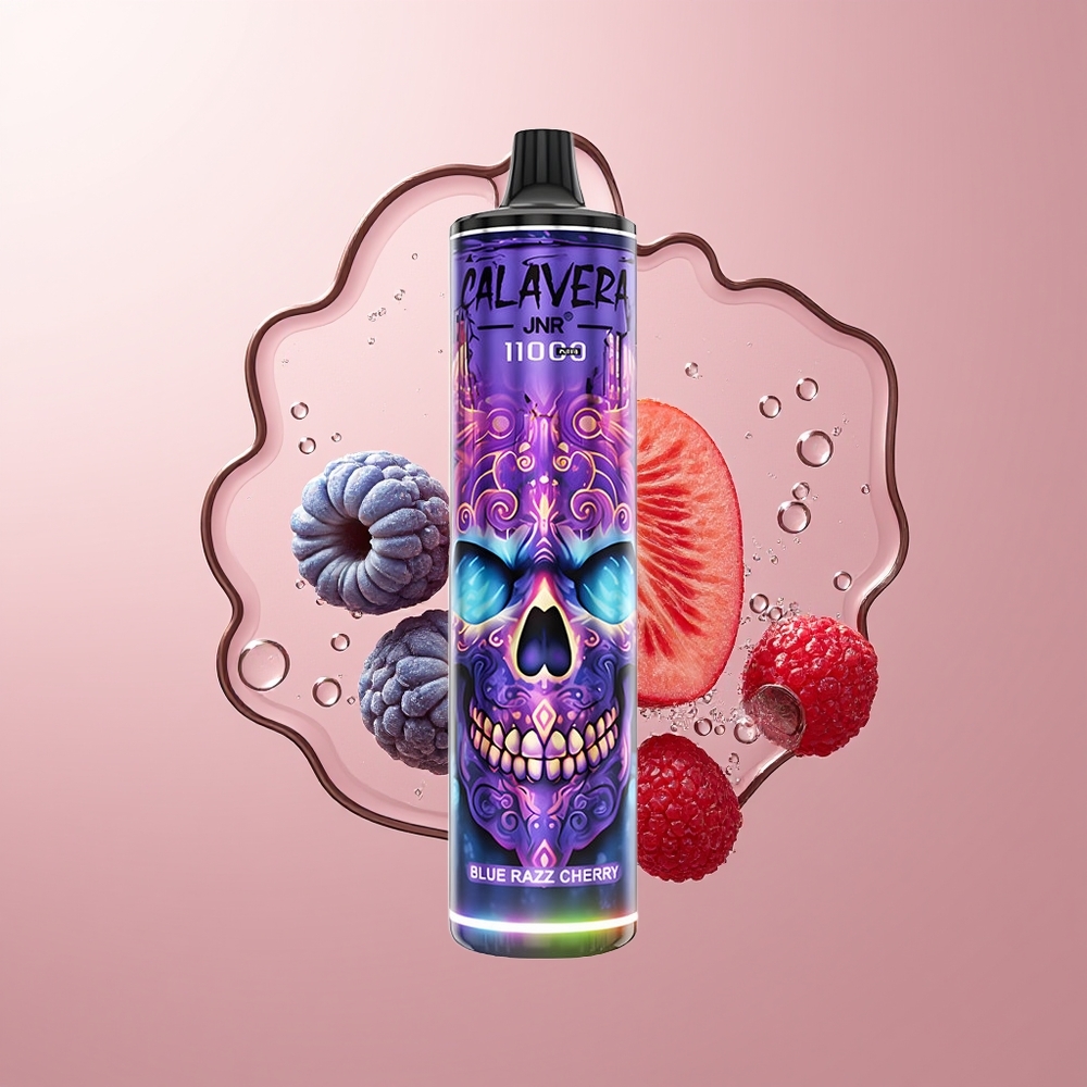 Blue Razz Cherry JNR Calavera 11000 Puffs 21ml Disposable Vape