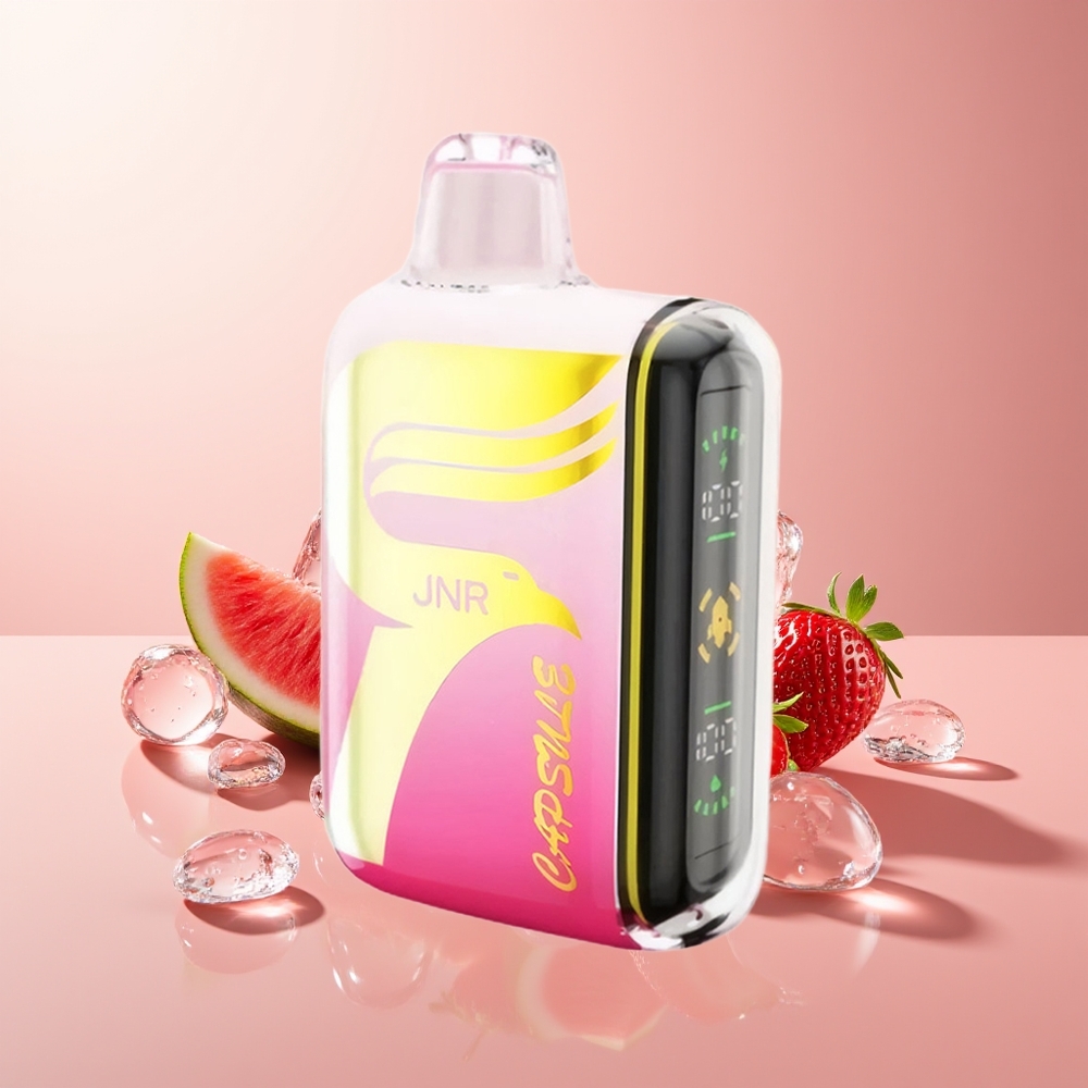Strawberry Watermelon Ice JNR Capsule 15000 Puffs Disposable Vape Smart LED Display