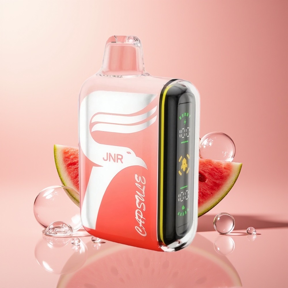 Watermelon Brazz Ice JNR Capsule 15000 Puffs Dual Mesh Coil