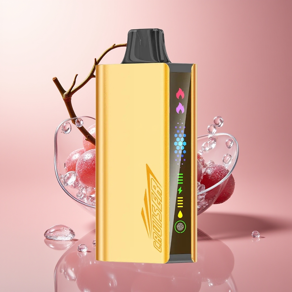 Grape Ice JNR Cruiser 12000 Puffs Animation Screen Display