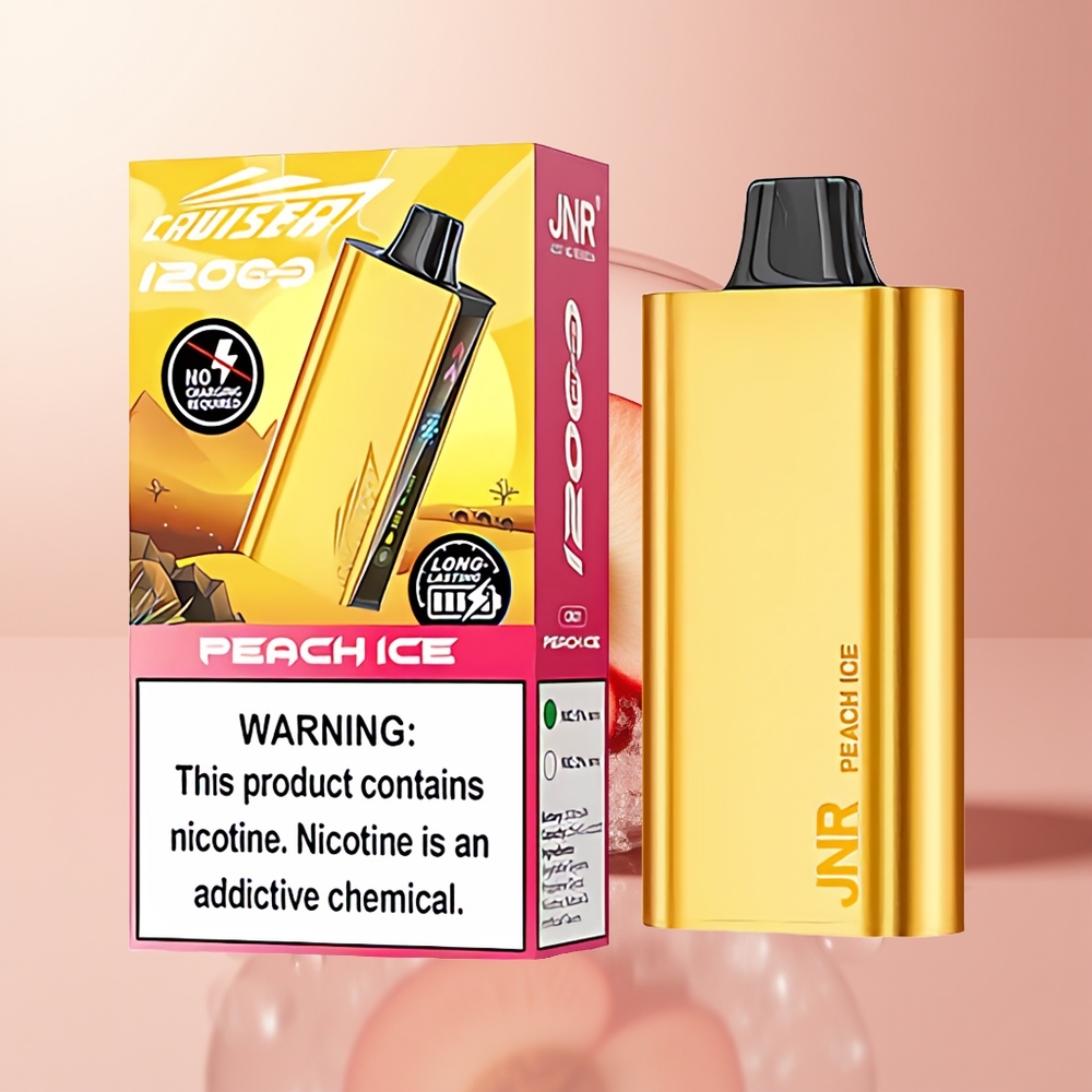Peach Ice JNR Cruiser 12000 Puffs Dual Modes