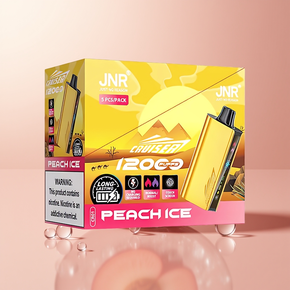 Peach Ice JNR Cruiser 12000 Puffs Dual Modes