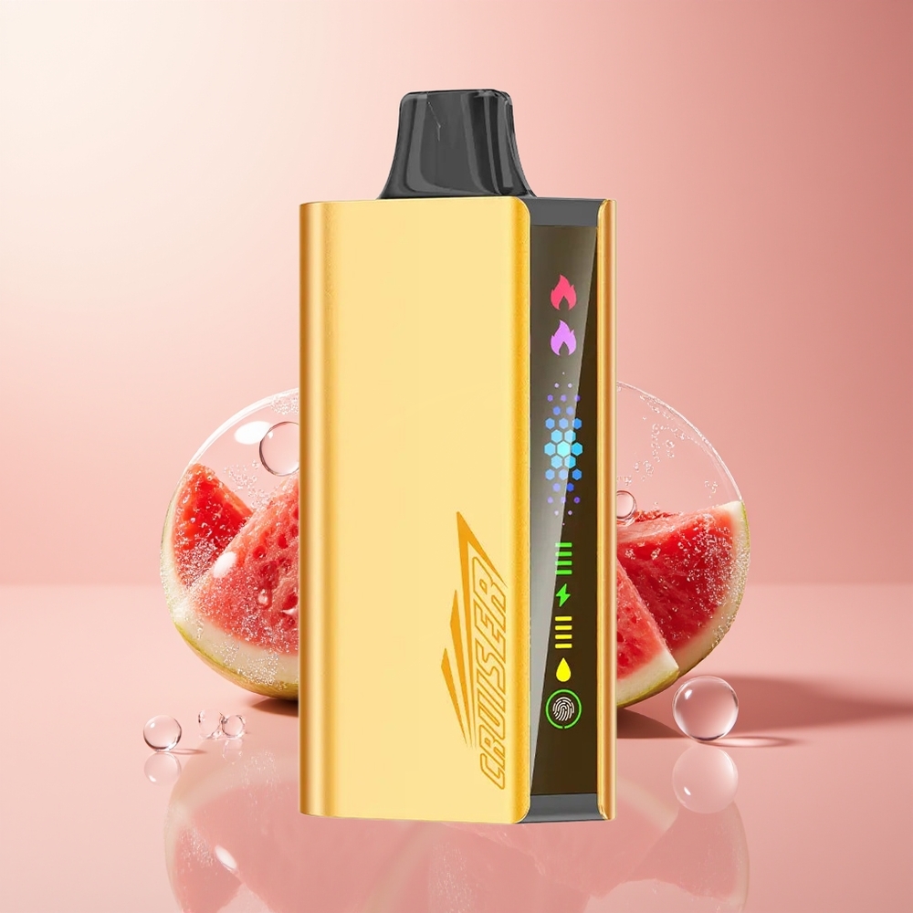 Strawberry Coconut Watermelon JNR Cruiser 12000 Puffs Animation Screen Display