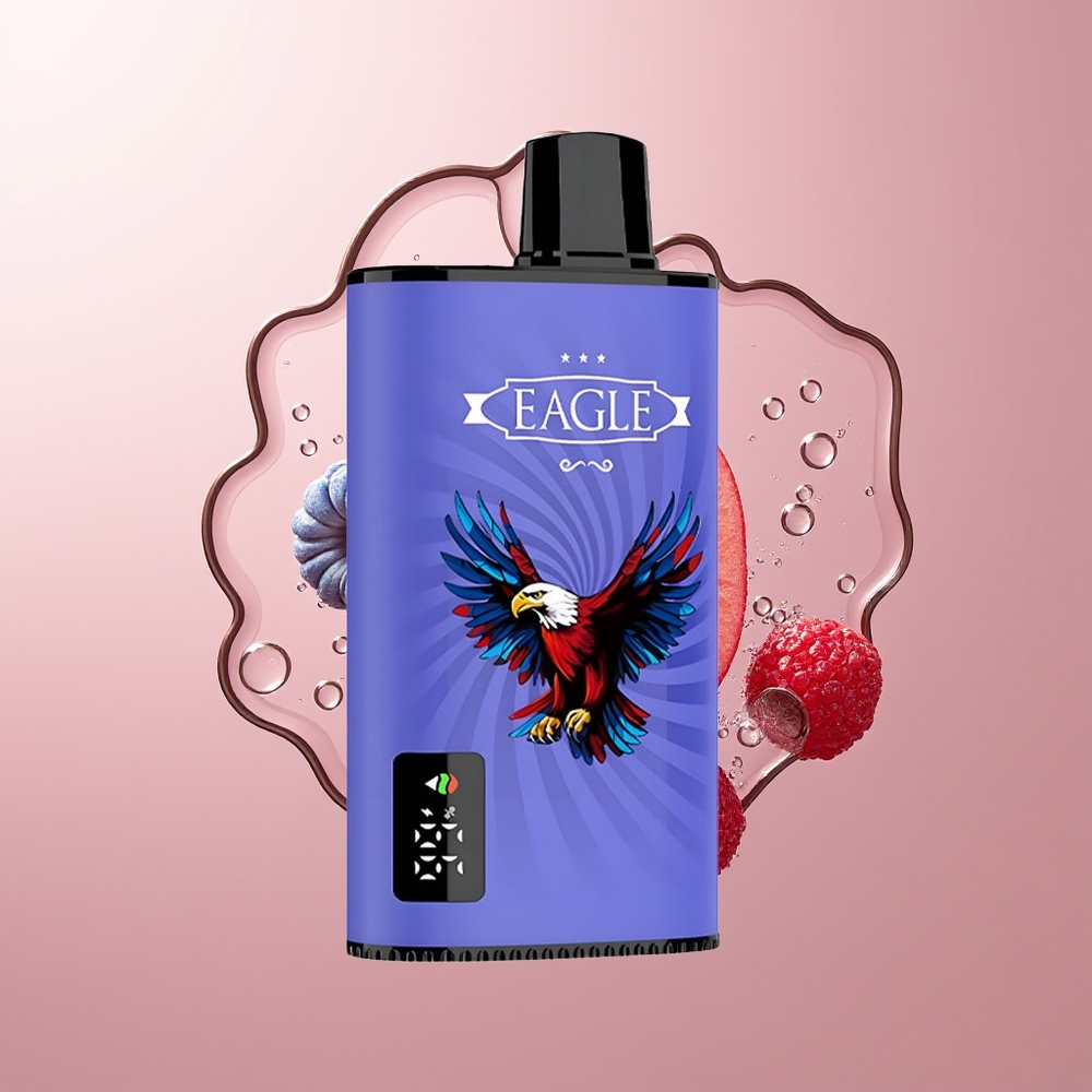 Blue Razz Cherry JNR EAGLE Smart 23000 Puffs Disposable Vape with Digital Screen