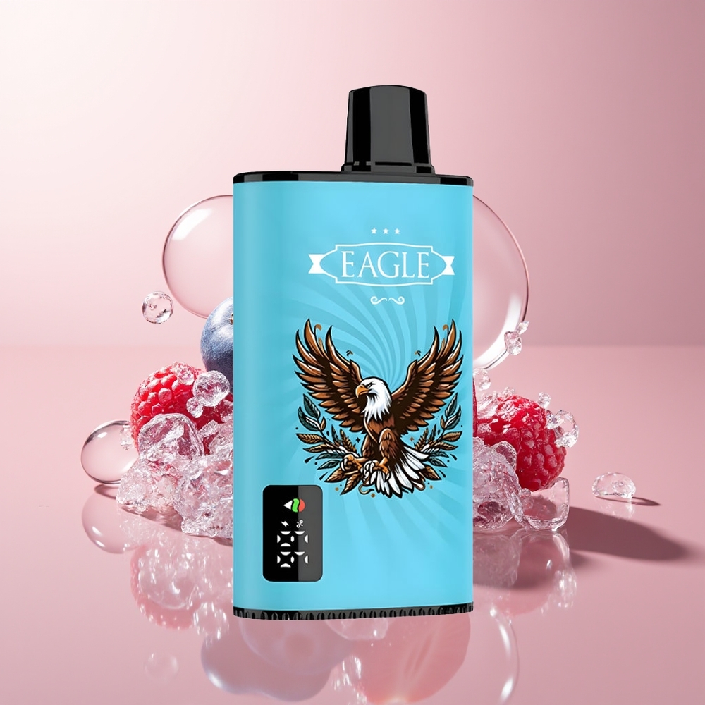 Blueberry Ice JNR EAGLE Smart 23000 Puffs Digital Screen Disposable Vape
