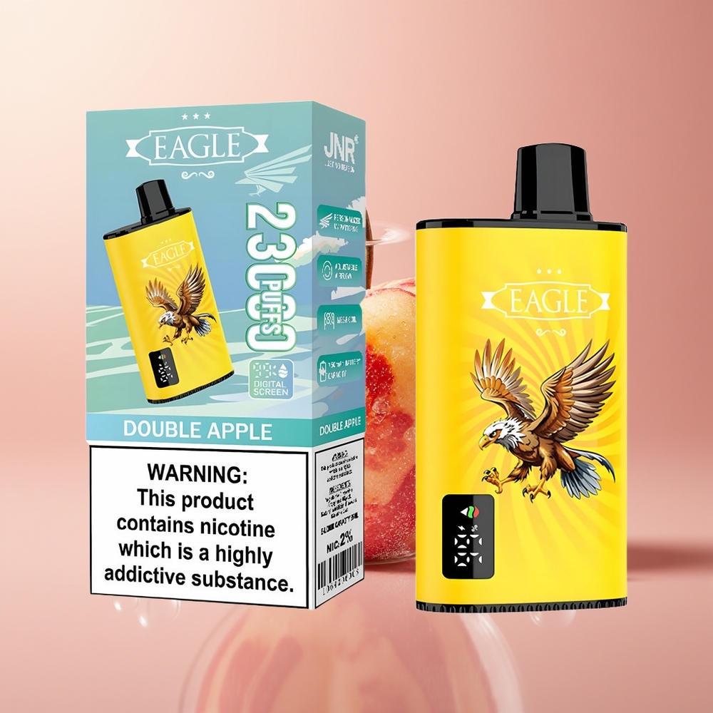 Double Apple JNR EAGLE Smart 23000 Puffs Digital Screen Disposable Vape