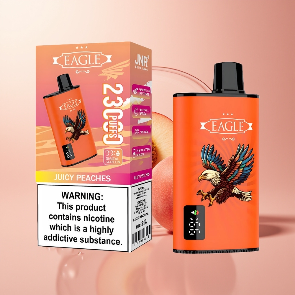 Juicy Peaches JNR EAGLE Smart 23000 Puffs Disposable Vape Digital Screen