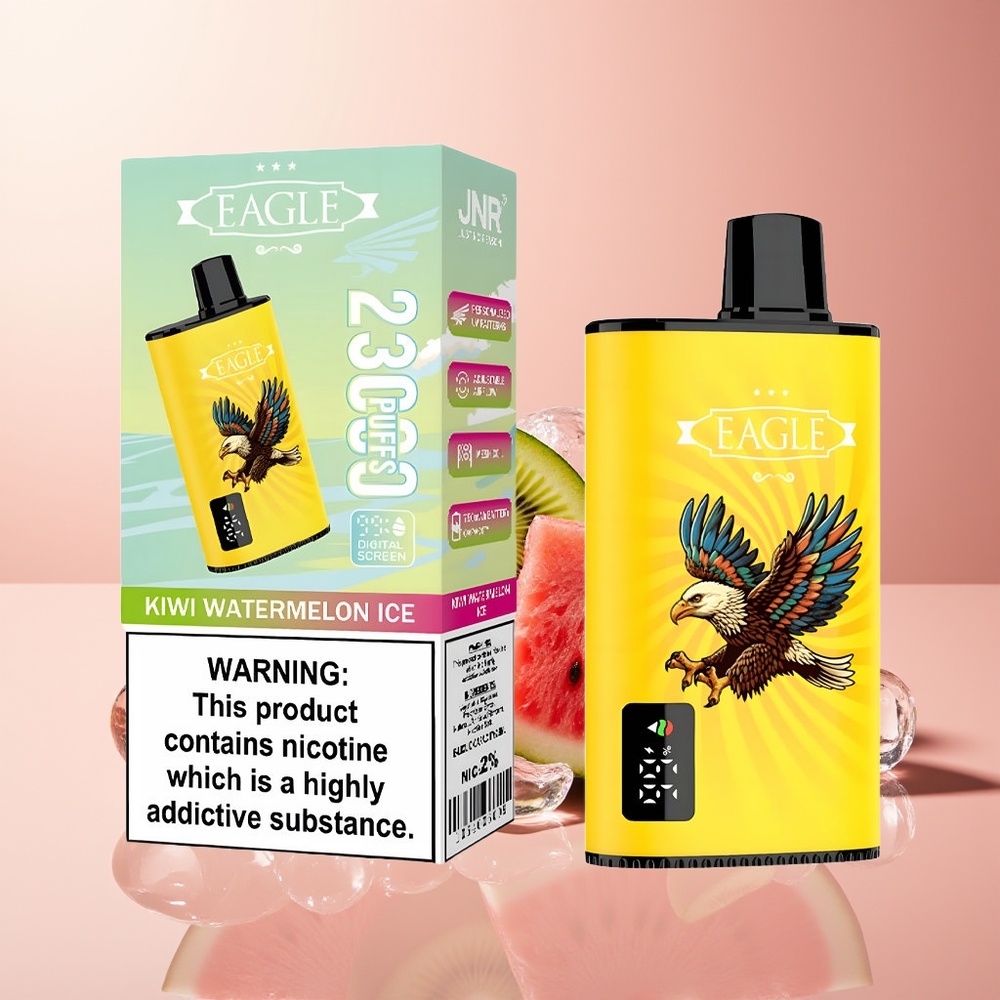 Kiwi Watermelon Ice JNR EAGLE Smart 23000 Puffs 25ml Disposable Vape