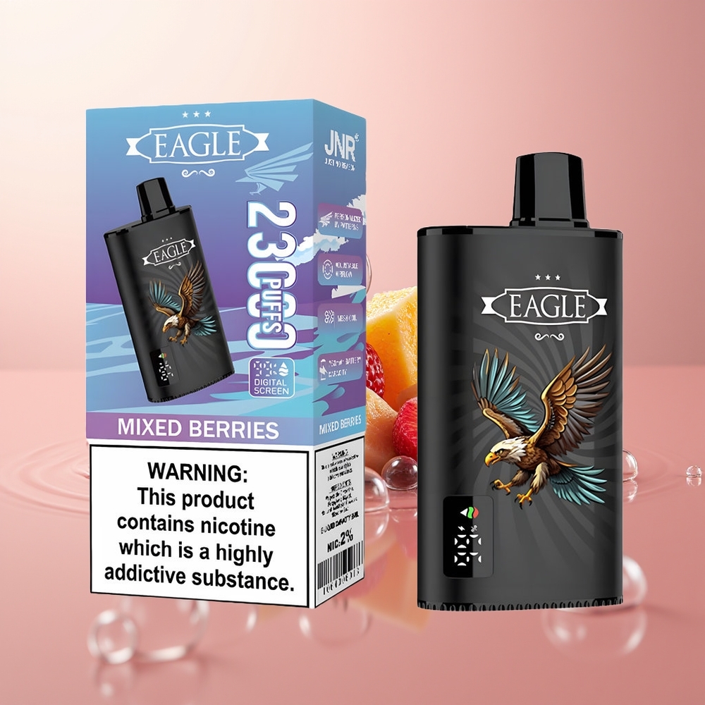 Mixed Berries JNR EAGLE Smart 23000 Puffs Digital Screen Disposable Vape