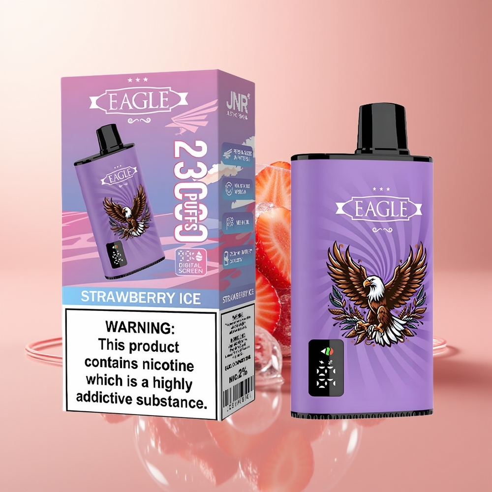 Strawberry Ice JNR EAGLE Smart 23000 Puffs Digital Screen