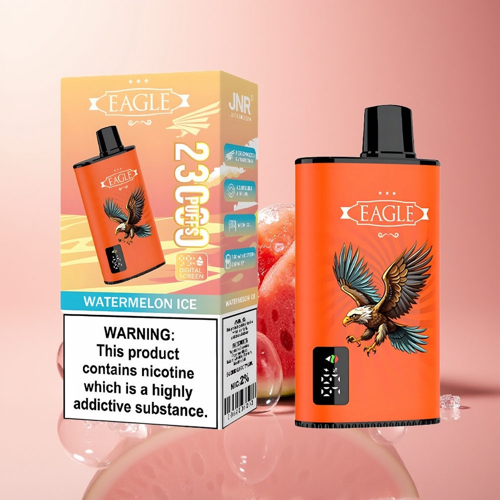 Watermelon Ice JNR EAGLE Smart 23000 Puffs Adjustable Airflow Disposable Vape