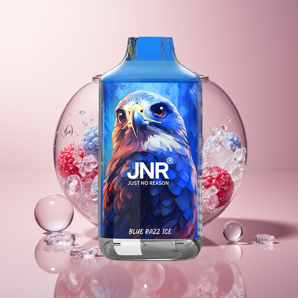 Blue Razz Ice JNR Falcon 16000 Puffs Dual Mesh Disposable Vape