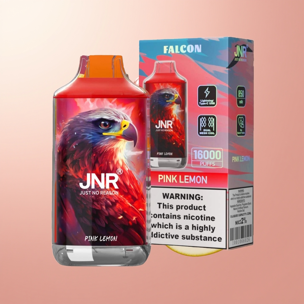 Pink Lemon JNR Falcon 16000 Puffs Disposable Vape 22ml
