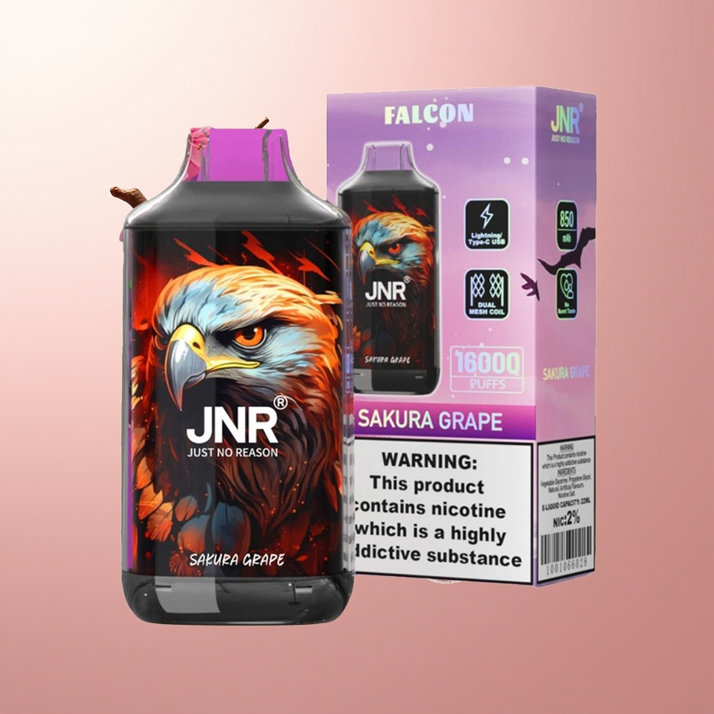 Sakura Grape JNR Falcon 16000 Puffs Dual Mesh Coil