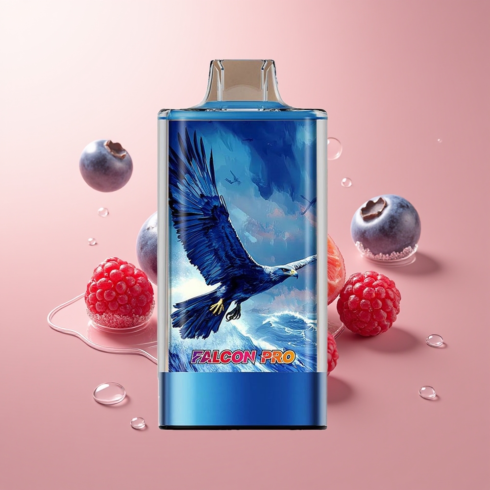 Blueberry Sour Raspberry JNR Falcon Pro 28000 Puffs Dual Mesh Coil