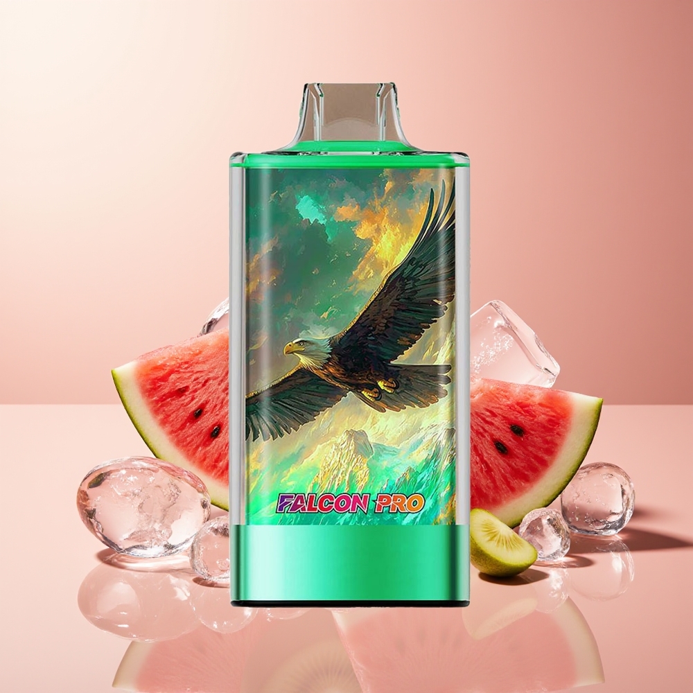 Kiwi Watermelon Ice JNR Falcon Pro 28000 Puffs Dual Mesh Coil