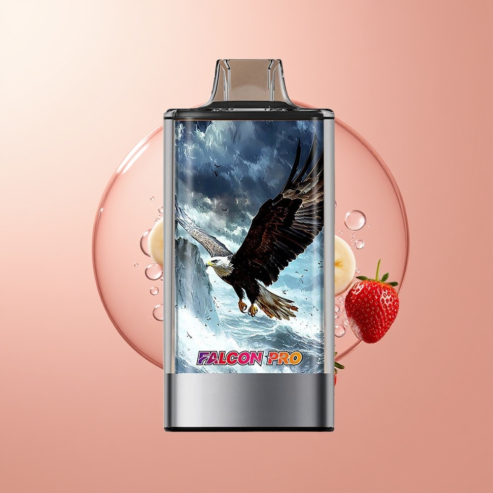 Strawberry Banana JNR Falcon Pro 28000 Puffs Smart Display