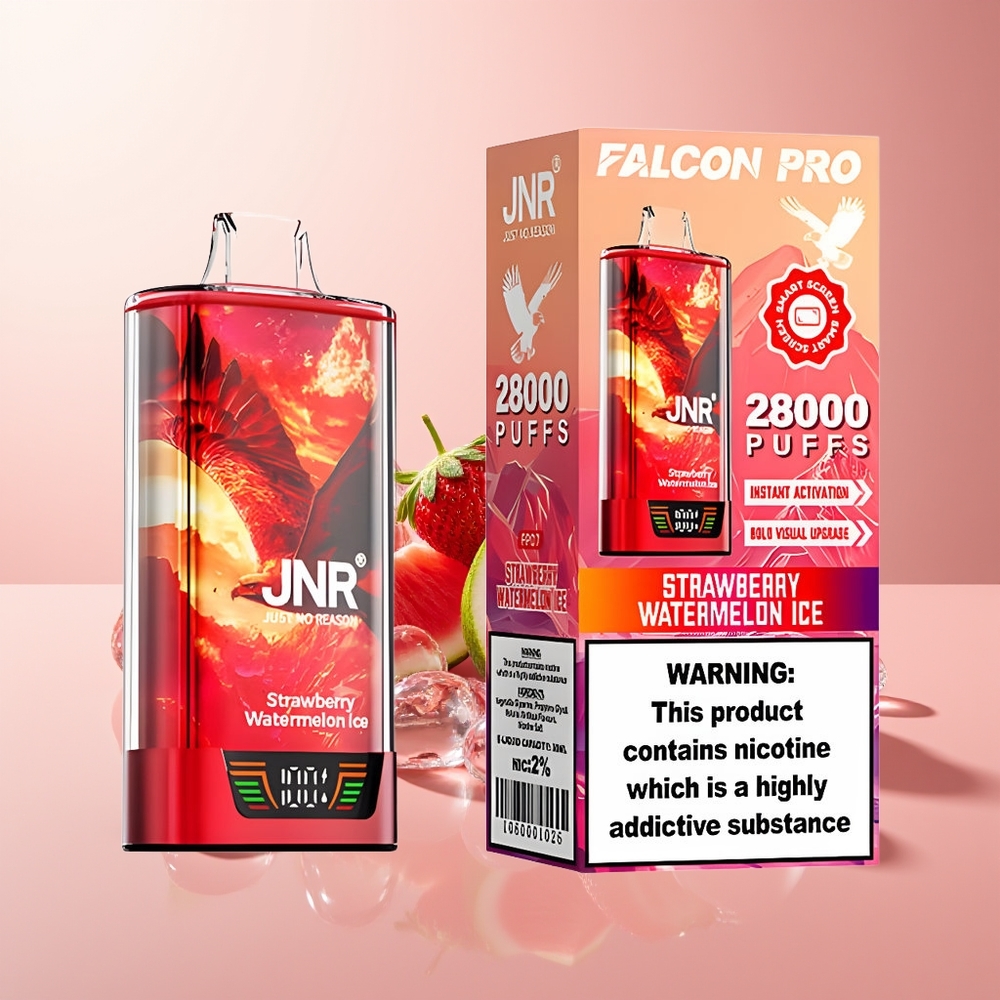 Strawberry Watermelon Ice JNR Falcon Pro 28000 Puffs