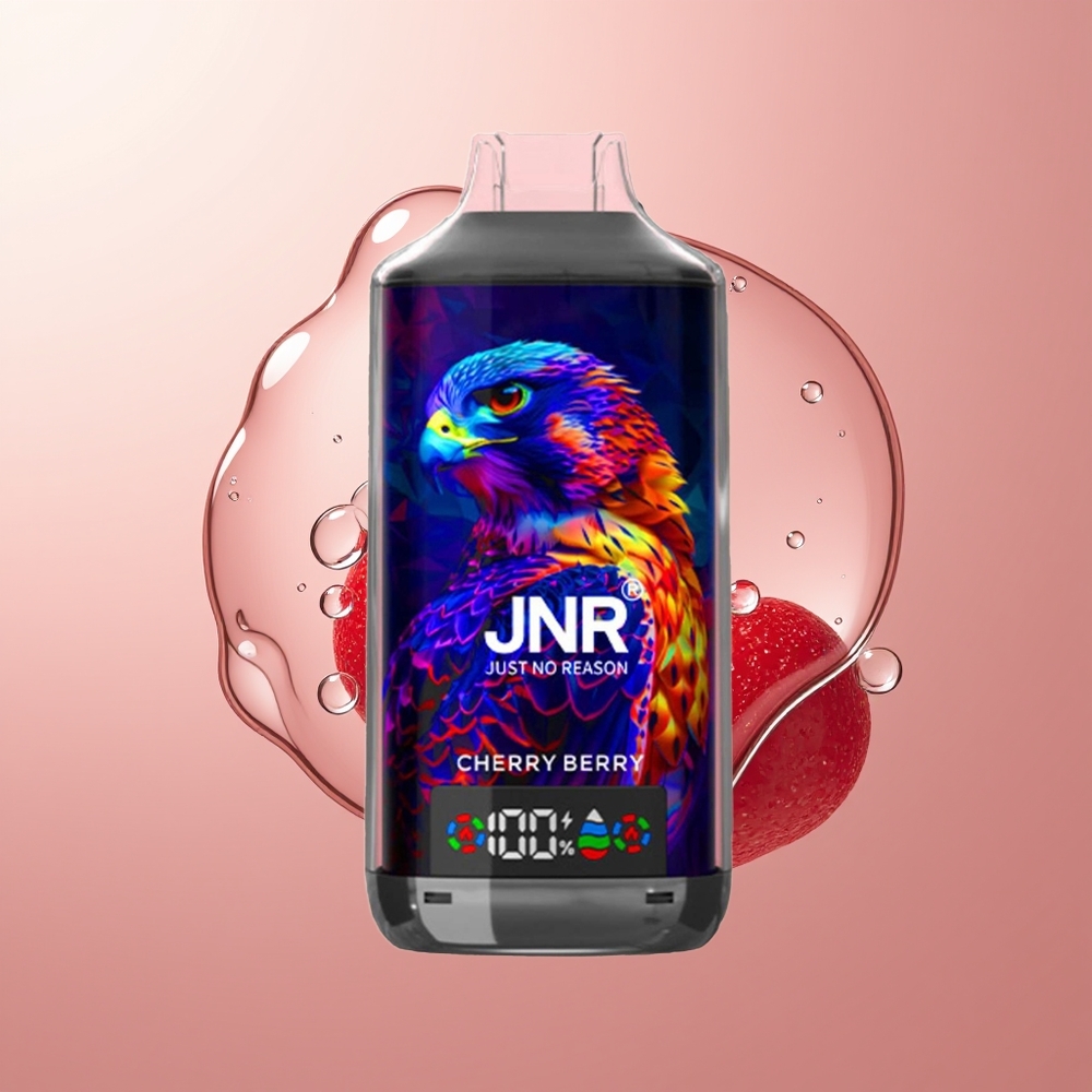 Cherry Berry JNR Falcon X 18000 Puffs Digital Display