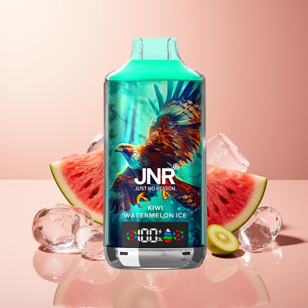 Kiwi Watermelon Ice JNR Falcon X 18000 Puffs Digital Display