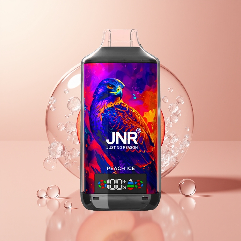 Peach Ice JNR Falcon X 18000 Puffs Dual Mesh Coil