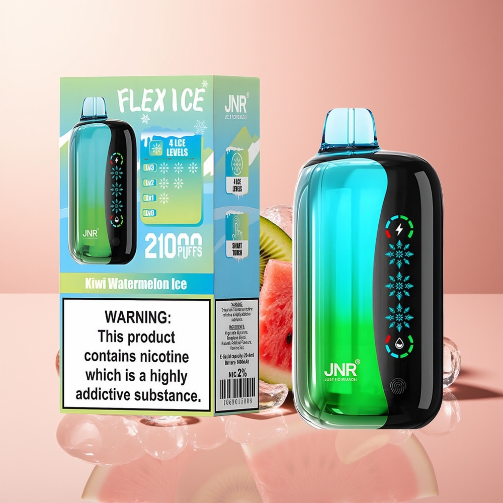 Kiwi Watermelon Ice JNR Flex Ice 21000 Puffs Adjustable Ice