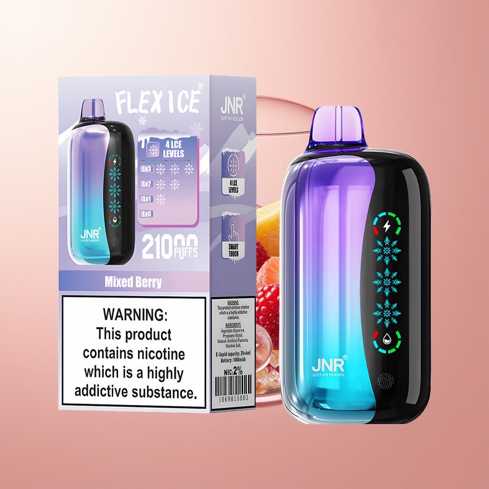 Mixed Berry JNR Flex Ice 21000 Puffs Touch Screen