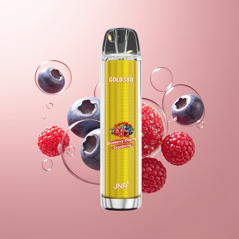 Blueberry Cherry Cranberry JNR Glod380 6000 Puffs Disposable Vape