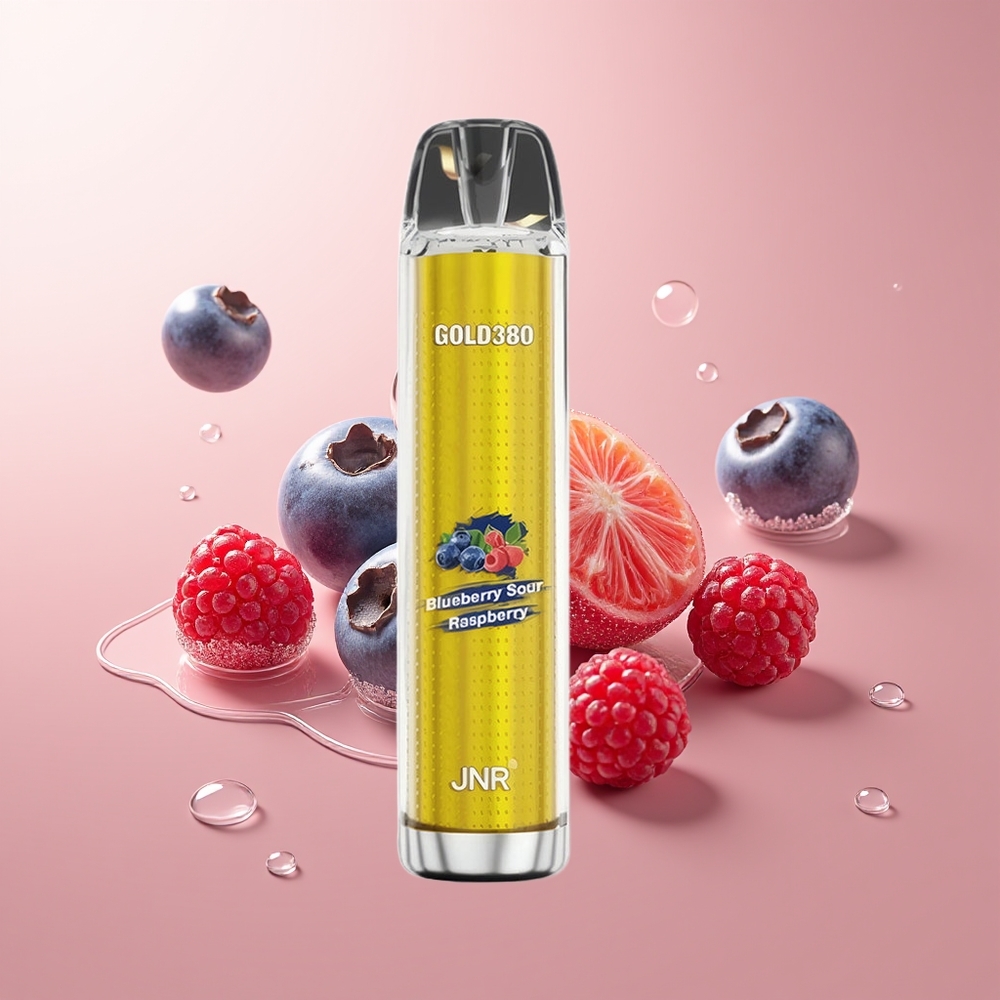 Blueberry Sour Raspberry JNR Glod380 6000 Puffs Disposable Vape 1500mAh