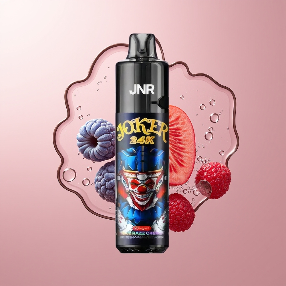 Blue Razz Cherry JNR Joker 24000 Puffs Disposable Vape 2% Nicotine