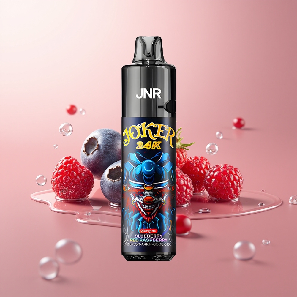 Blueberry Red Raspberry JNR Joker 24K 24000 Puffs Disposable Vape