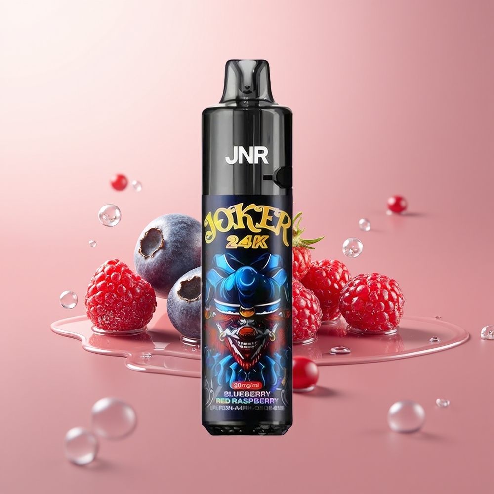 Blueberry Red Raspberry JNR Joker 24K 24000 Puffs Disposable Vape