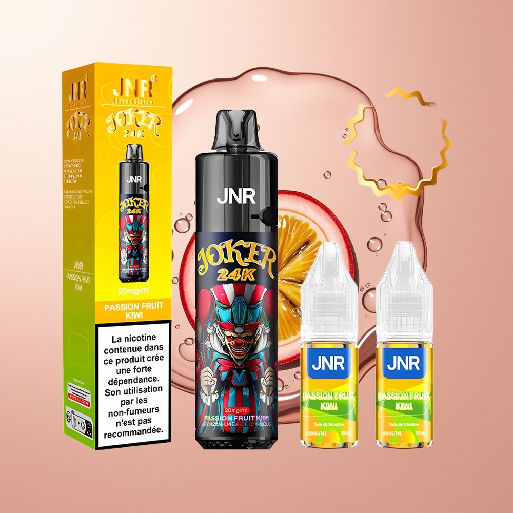 Passion Fruit Kiwi JNR Joker 24K 24000 Puffs Disposable Vape