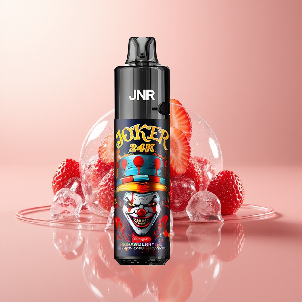 Strawberry Ice JNR Joker 24K 24000 Puffs Disposable Vape