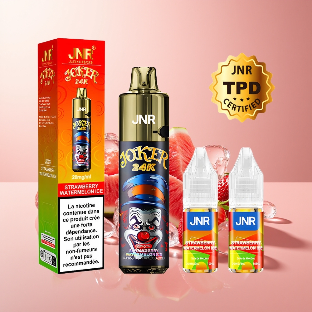 Strawberry Watermelon Ice JNR Joker 24K 24000 Puffs Disposable Vape