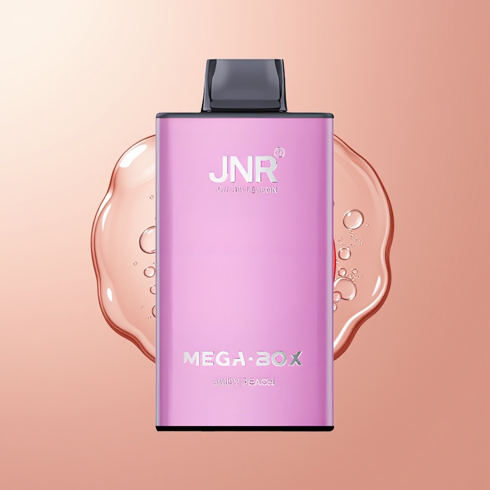 Juicy Peach JNR Mega Box 25000 Puffs Disposable Vape 30ml E-liquid Capacity