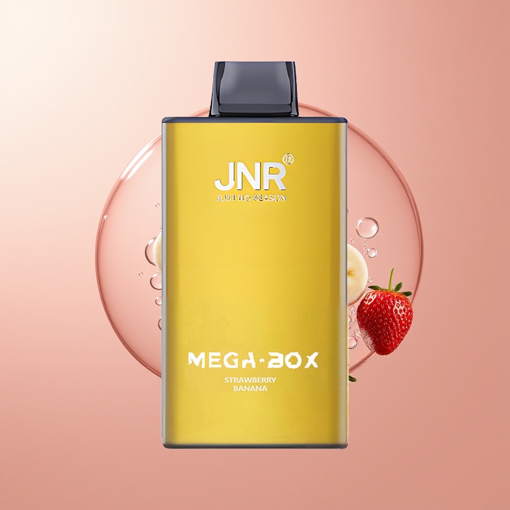 Strawberry Banana JNR Mega Box 25000 Puffs Dual Mesh Disposable Vape