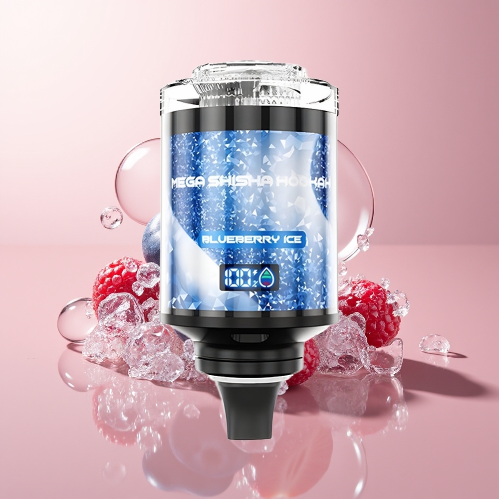 Blueberry Ice JNR Mega Shisha Hookah 100K Desktop Compatibility