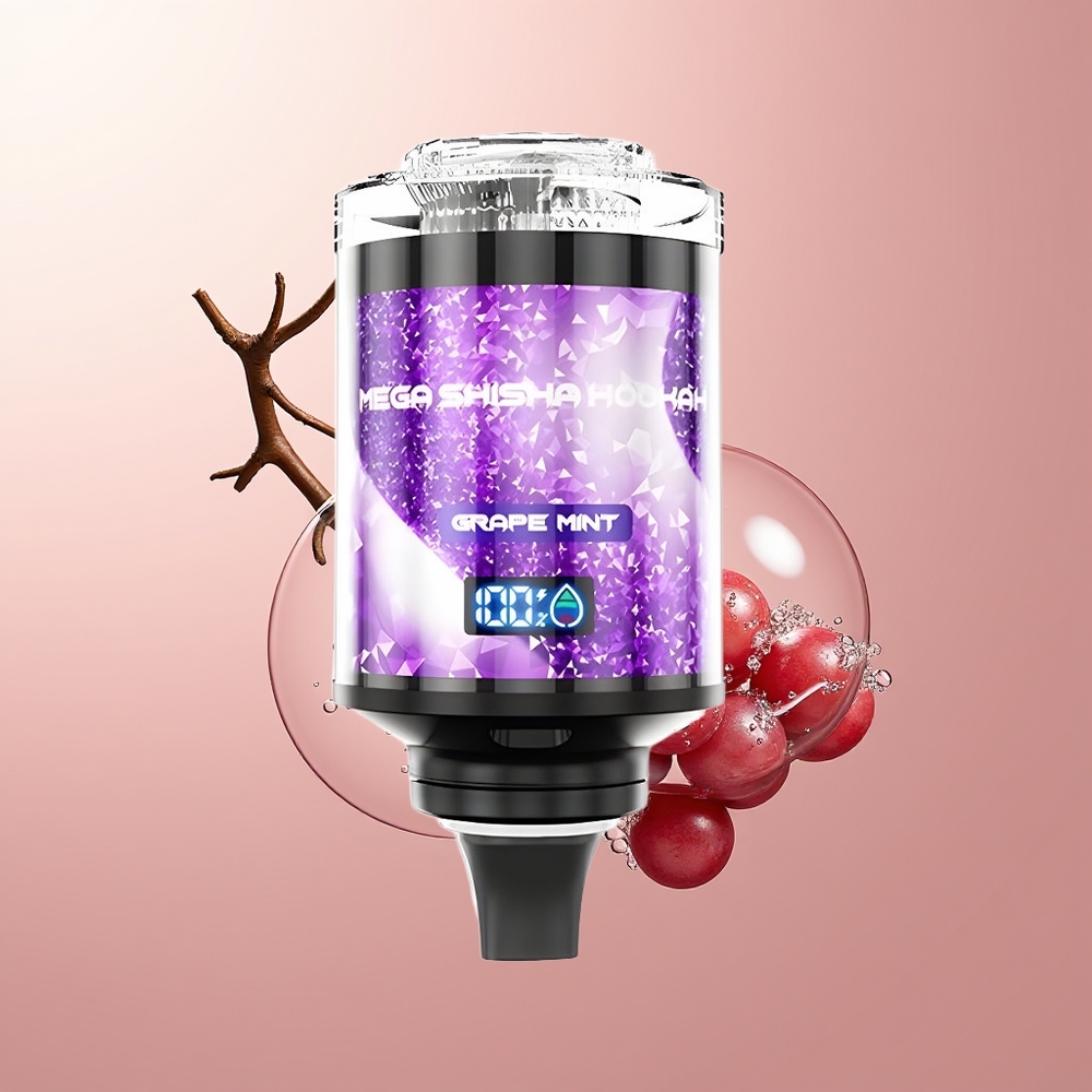 Grape Mint JNR Mega Shisha Hookah 100K Desktop Compatibility 100000 Puffs