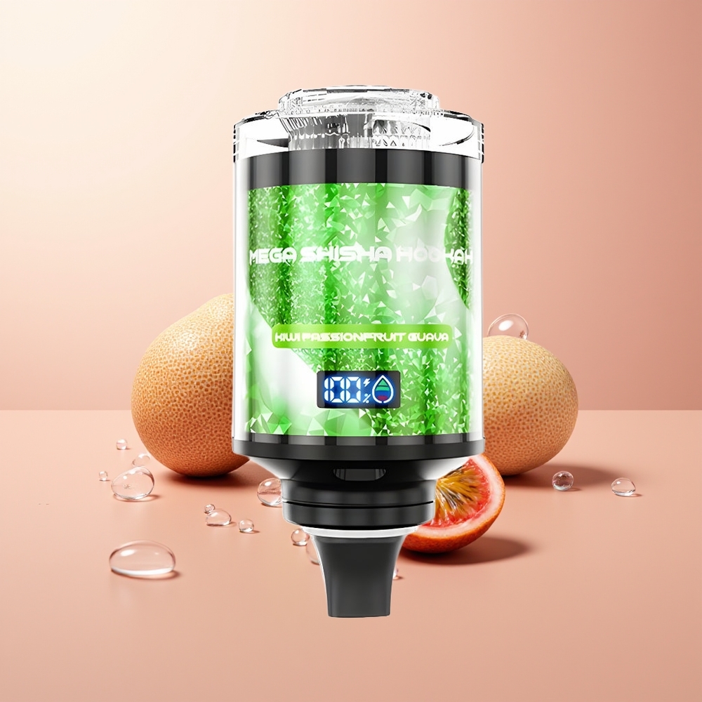 Kiwi Passionfruit Guava JNR Mega Shisha Hookah 100K Desktop Compatibility 100000 puffs