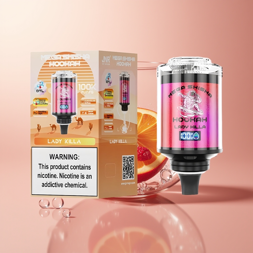 Lady Killa JNR Mega Shisha Hookah 100K Desktop Compatibility