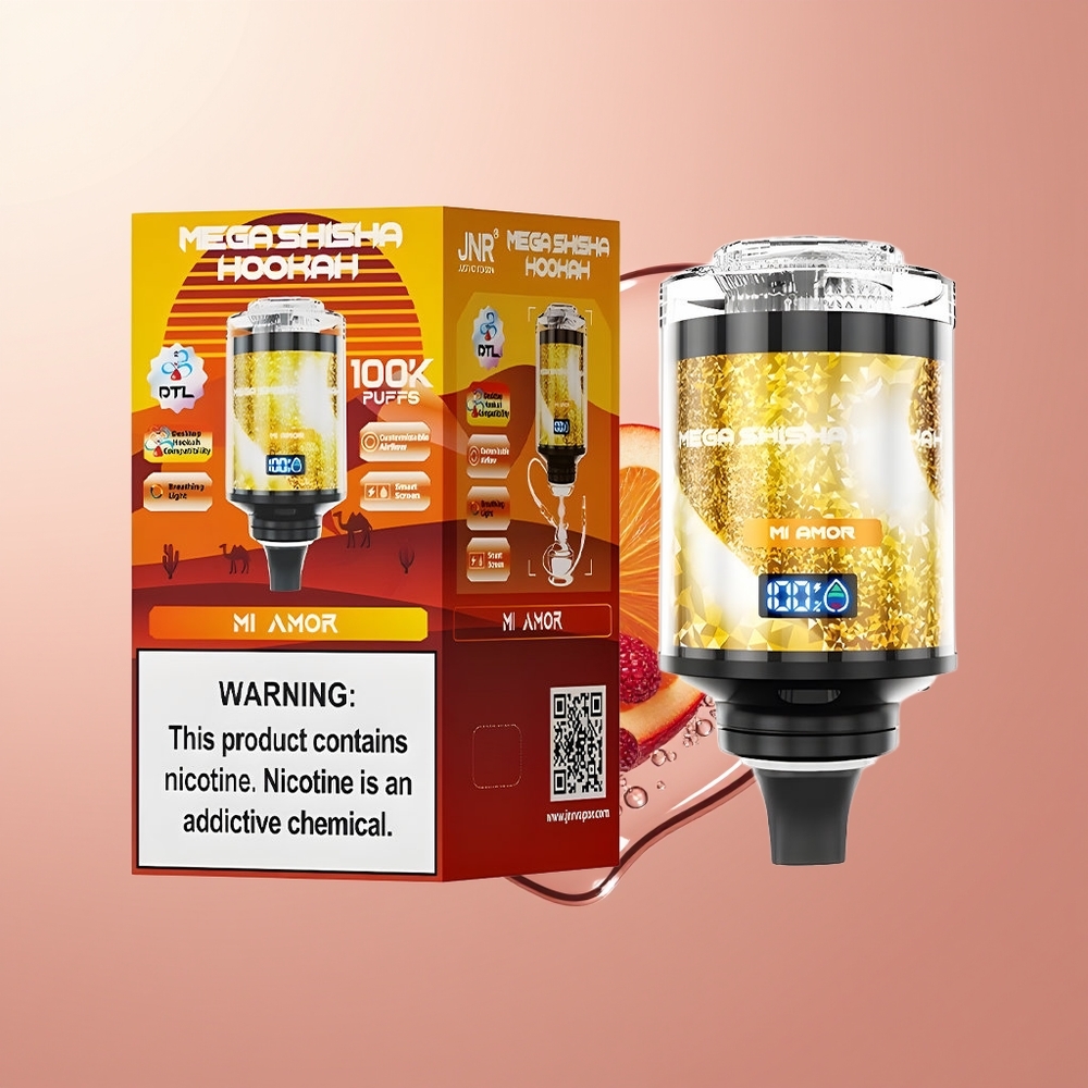 Mi Amor JNR Mega Shisha Hookah 100K Desktop Compatibility 100000 Puffs
