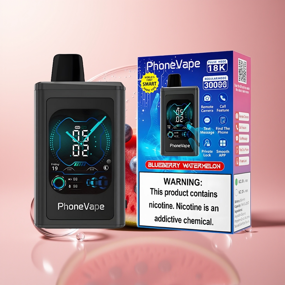Blueberry Watermelon JNR PhoneVape 30000 puffs Turbo Disposable Vape
