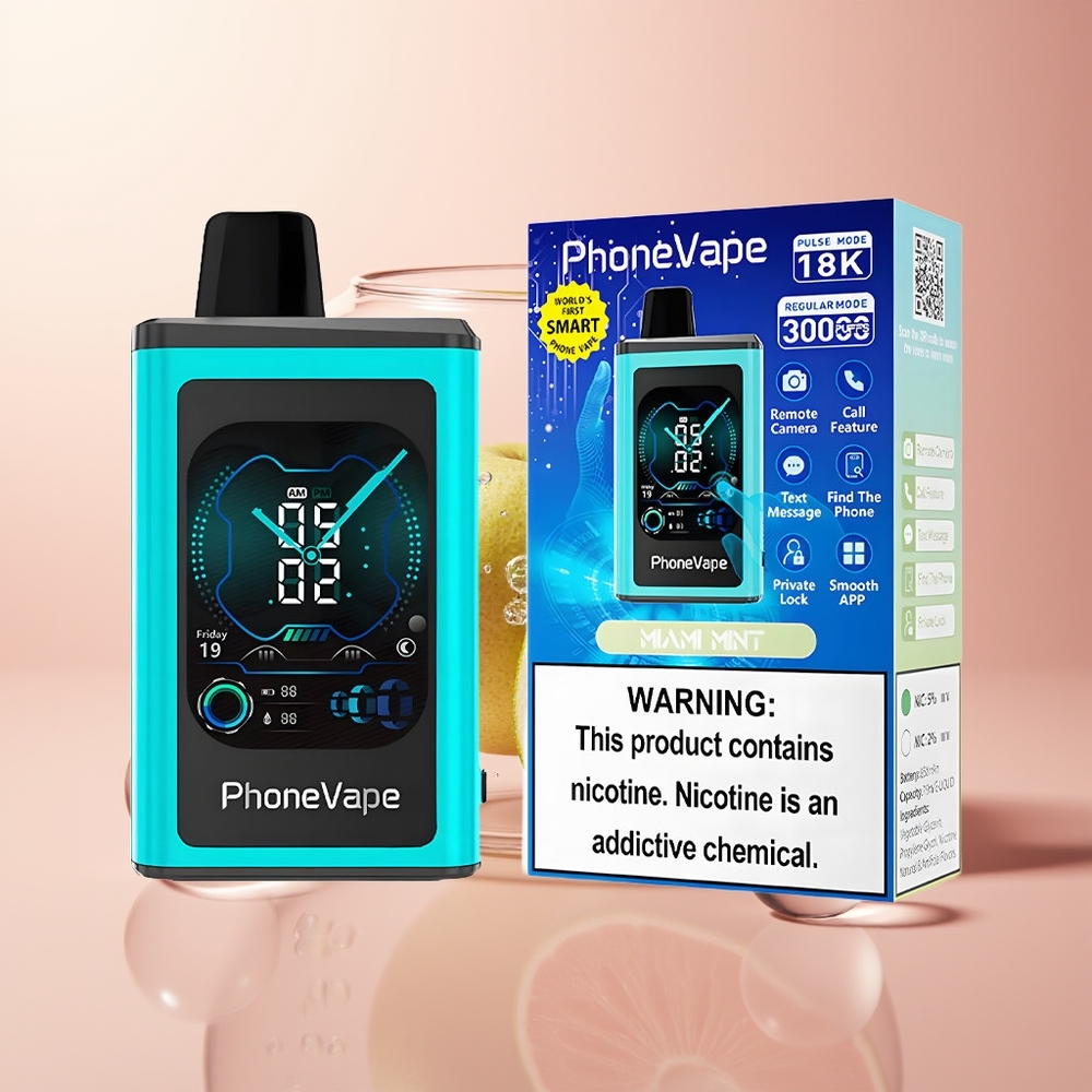 Miami Mint JNR PhoneVape 30000 Turbo Disposable Vape