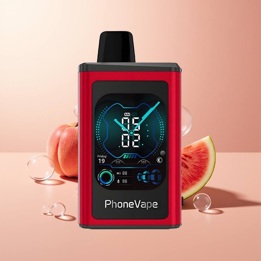 Peach Mango Watermelon JNR PhoneVape 30000 puffs Adjustable Airflow