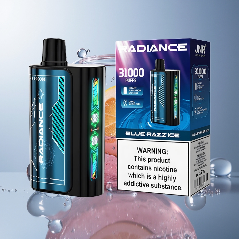 Blue Razz Ice JNR Radiance 31000 Puffs Dual Mesh Disposable Vape