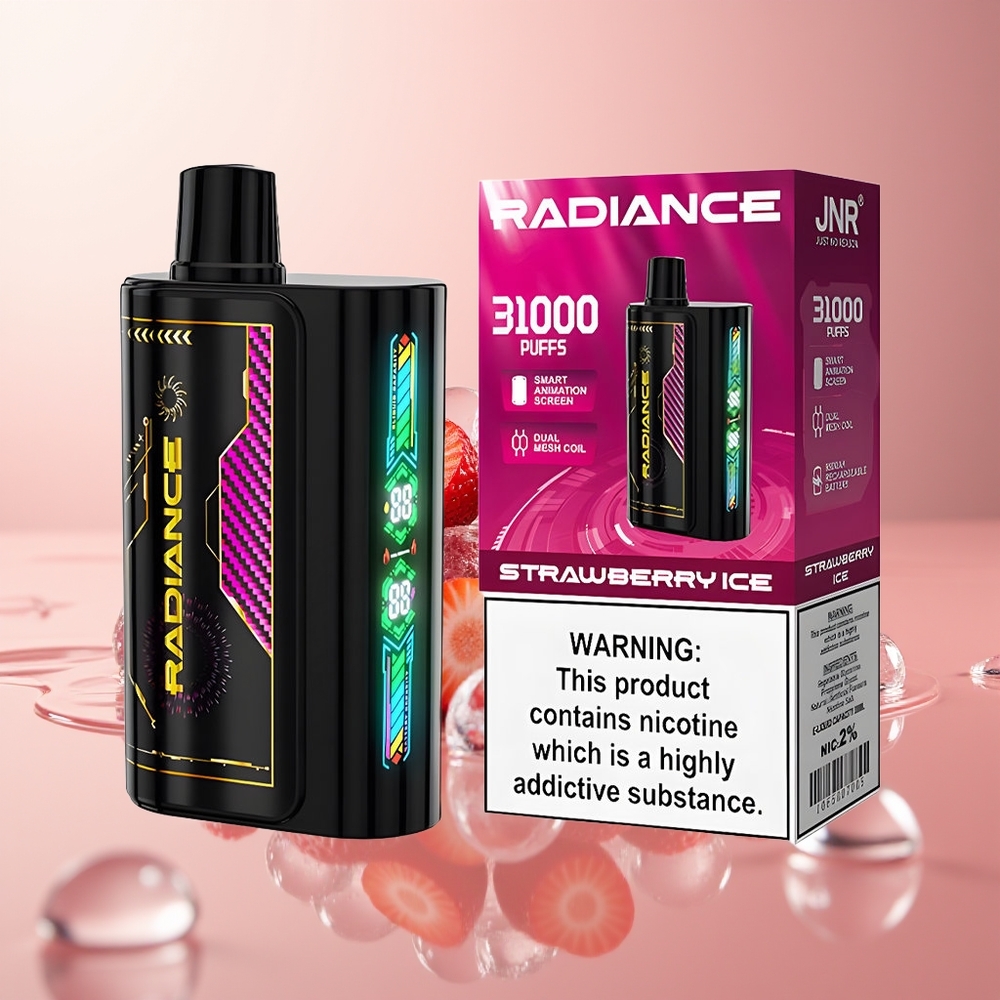 Strawberry Ice JNR Radiance 31000 Puffs Dual Mesh Disposable Vape