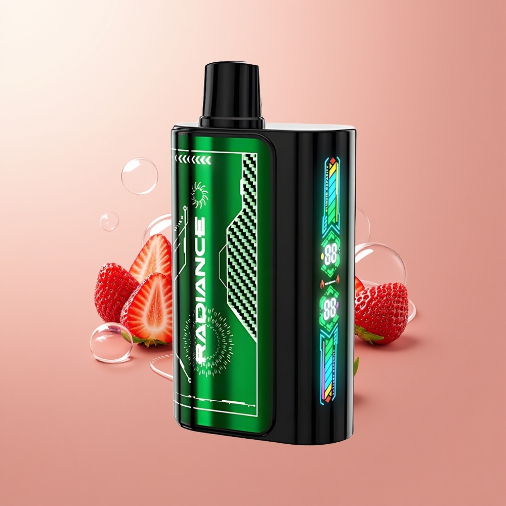 Strawberry Kiwi JNR Radiance 31000 Puffs Dual Mesh Coil