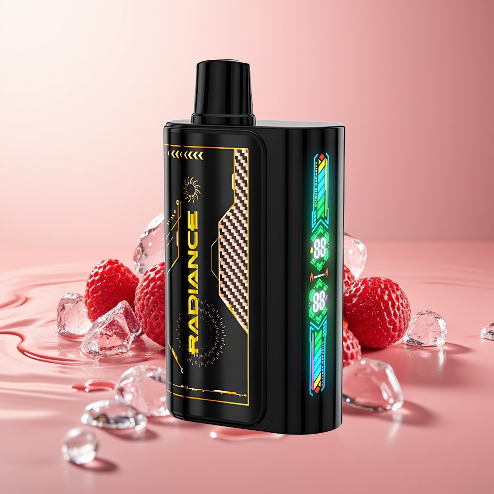 Strawberry Raspberry Cherry Ice JNR Radiance 31000 Puffs Dual Mesh Coil