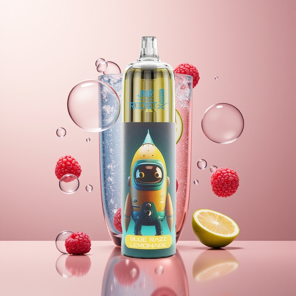 Blue Razz Lemonade JNR Rocket-X 12400 Puffs RGB lights Disposable Vape